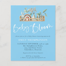 Baby van de begroting in Bloom Boho Blue Baby show