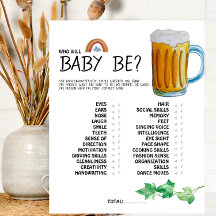 Baby van de brouwerij - kleur - wie zal er Baby zi