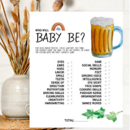 Baby van de brouwerij - kleur - wie zal er Baby zi