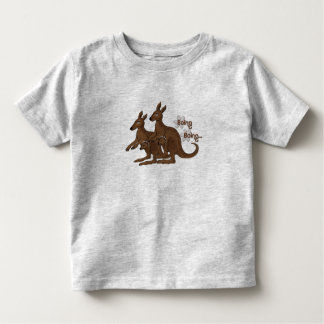 Baby van de familie Kangaroo in Pouch Field Trip T Kinder Shirts