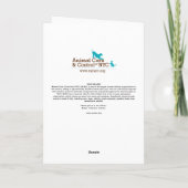 Baby van de Kaart van de vakantie het "zijn koude (Achterkant)