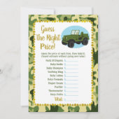 Baby van de legerkamer raad het juiste prijsspel (Voorkant)