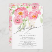 Baby van de lente in Bloom Kaart (Voorkant / Achterkant)