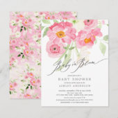 Baby van de lente in Bloom Kaart (Voorkant / Achterkant)