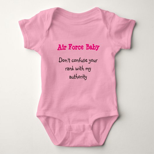 Baby van de luchtmacht romper (Voorkant)