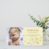 Baby van de Reaching Branch (Lemon) Aankondiging (Staand voorkant)