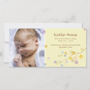 Baby van de Reaching Branch (Lemon) Aankondiging