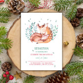 Baby van de waterverf Deer Bembi en Moeder 1ste ve Kaart