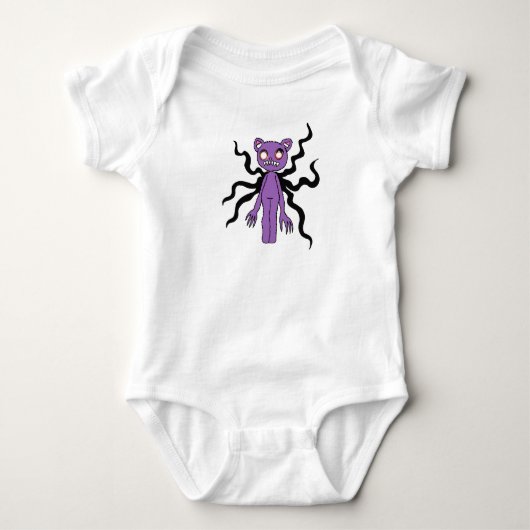 Baby van een tentakelmonsterbeer Top (Voorkant)