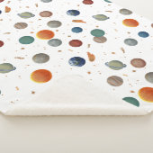 Baby van geverfde planten sherpa deken (3/4)