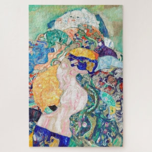 Baby van Gustav Klimt Painting Art Jigzaag Puzzle Legpuzzel