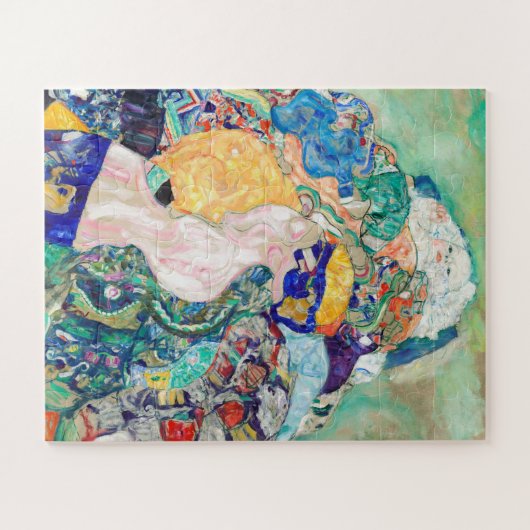 Baby van Gustav Klimt Painting Art Jigzaag Puzzle Legpuzzel (Horizontaal)