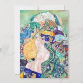 Baby van Gustav Klimt Painting Artwork Kaart (Voorkant)