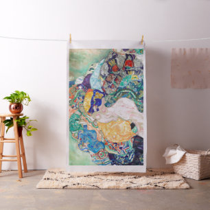 Baby van Gustav Klimt Painting Artwork Stof