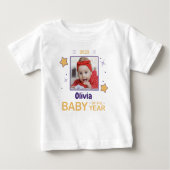 Baby van het jaar Aangepaste foto T-Shirt (Voorkant)