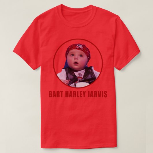 Baby van het jaar Bart Harley Jarvis T-shirt (Design voorkant)