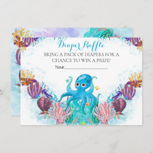 Baby van het Zee Informatiekaartje (Voorkant / Achterkant)