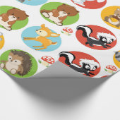 Baby van houtbewerkingspapier cadeaupapier (Hoek)