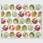 Baby van houtbewerkingspapier cadeaupapier (Vlak)