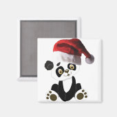 baby van kerst - beer magneet (Voorkant / Achterkant)