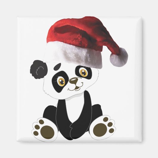 baby van kerst - beer magneet (Voorkant)