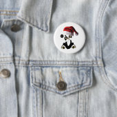 baby van kerst - beer ronde button 5,7 cm (In situ)