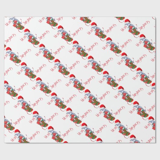 Baby van kerstcadeaupapier cadeaupapier (Vlak)