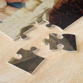 Baby van Kerstman Wieg Stall Bethlehem Legpuzzel (Zijkant)