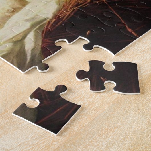 Baby van Kerstman Wieg Stall Bethlehem Legpuzzel (Zijkant)