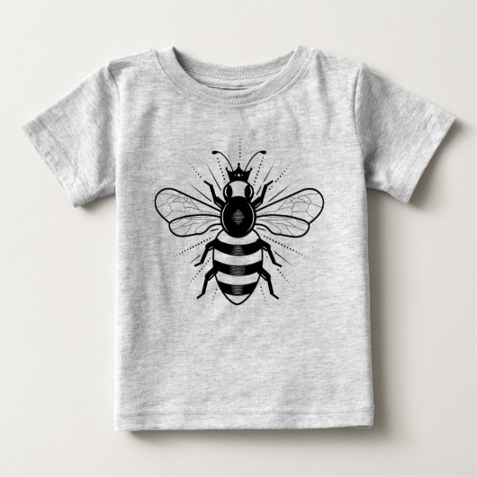 Baby van koningin, T-shirt / grijs (Voorkant)