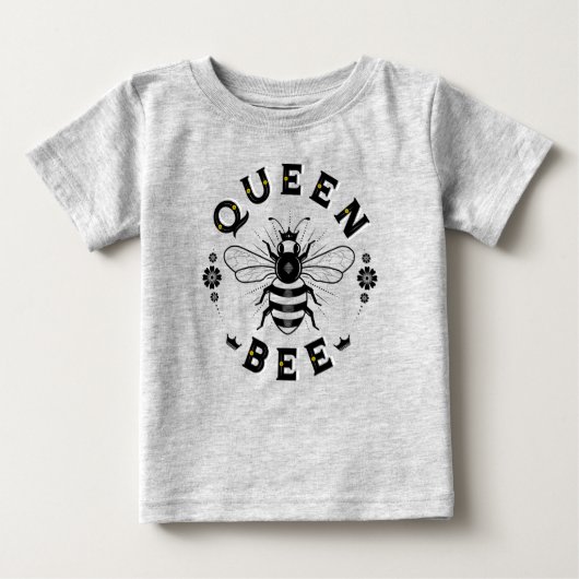 Baby van koningin, T-shirt / grijs (Voorkant)