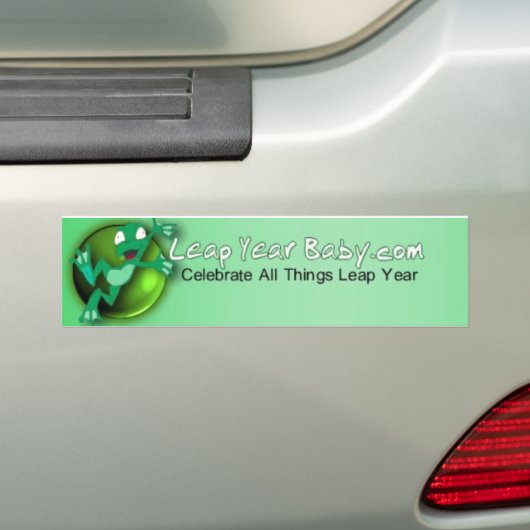 Baby van lepjaar voor Design Bumpersticker (Op auto)