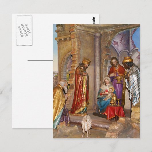 Baby van Nazareth geboren in Bethlehem Briefkaart (Voorkant / Achterkant)