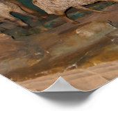 Baby van Nazareth in de Bethlehem Manger Poster (Hoek)