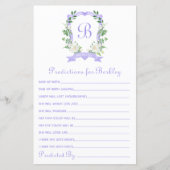 Baby van Paarse Floral Crest (Voorkant)