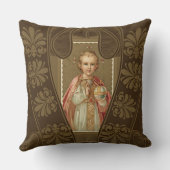 Baby van Praag Jesus met de wereld Kussen (Achterkant)