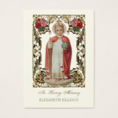 Baby van Prague Funeral Prayer Kaart (Voorkant)