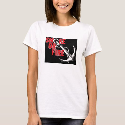 baby van rook of vuur t-shirt (Voorkant)