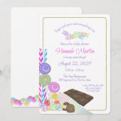 Baby van Snoep van suiker en specerijen Kaart (Voorkant / Achterkant)