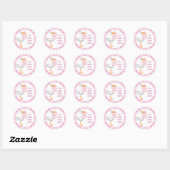 Baby van Stork & Triplet Girls Ronde Sticker (Vel)