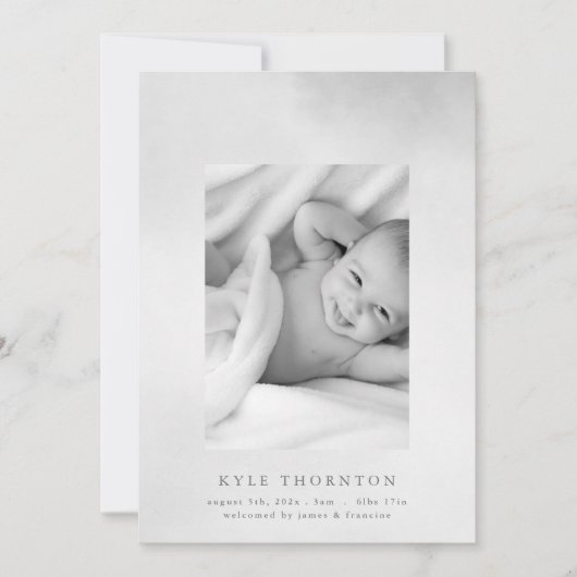 baby van  van foto ' s aan de zachte waterverf aankondiging (Voorkant)