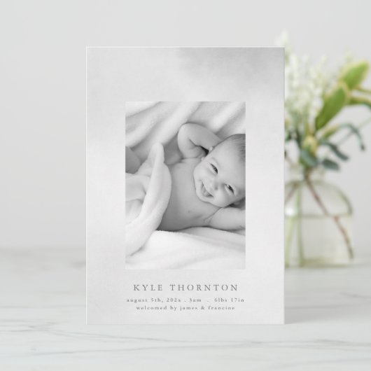 baby van  van foto ' s aan de zachte waterverf aankondiging (Staand voorkant)