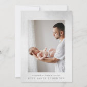 baby van  van foto ' s aan de zachte waterverf aankondiging (Achterkant)