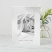 baby van van foto ' s aan de zachte waterverf aankondiging (Staand voorkant)