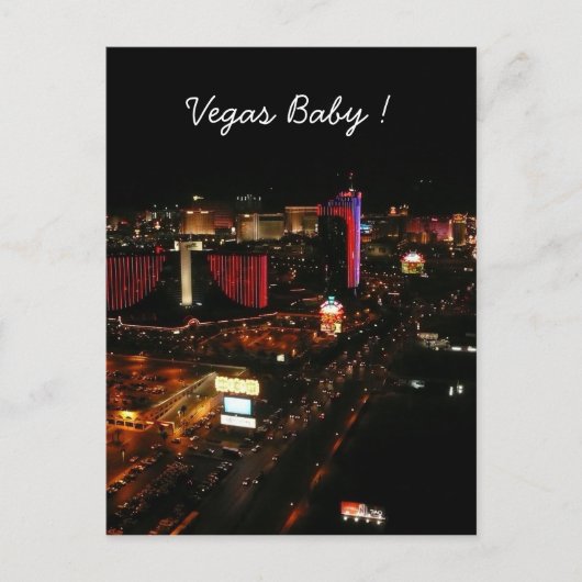 baby van vegas briefkaart (Voorkant)