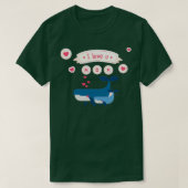 Baby van walvissen en walvissen dierbare moeder t-shirt (Design voorkant)