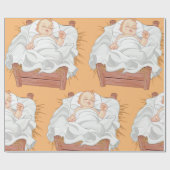 Baby van Wieg voor de binnenvaart Cadeaupapier (Vlak)