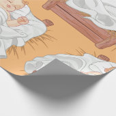 Baby van Wieg voor de binnenvaart Cadeaupapier (Hoek)