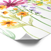 Baby van wilde bloemen in Bloom Flower Seeds Favor Poster (Hoek)