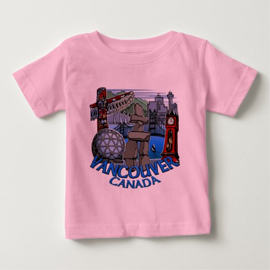 Baby Vancouver Shirt biologische Vancouver Creeper (Voorkant)